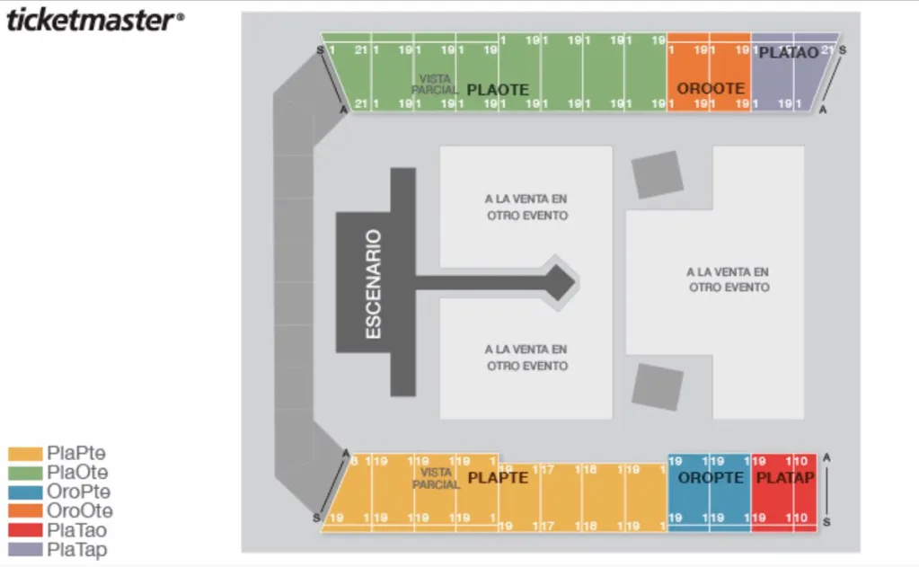 Mapa del Estadio Banorte ¿Qué zonas hay para conciertos? NTS EdoMex