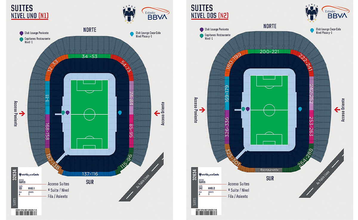 Mapa del Estadio BBVA Ubicación, zonas y precios de boletos NTS EdoMex